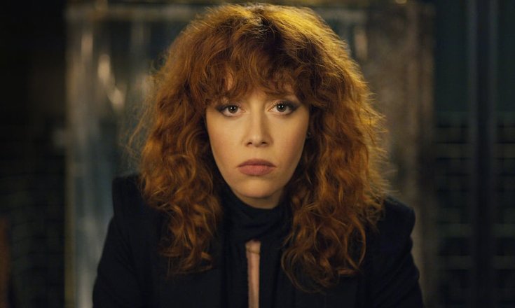An image of Natasha Lyonne as Nadia in Russian Doll looking into the camera.